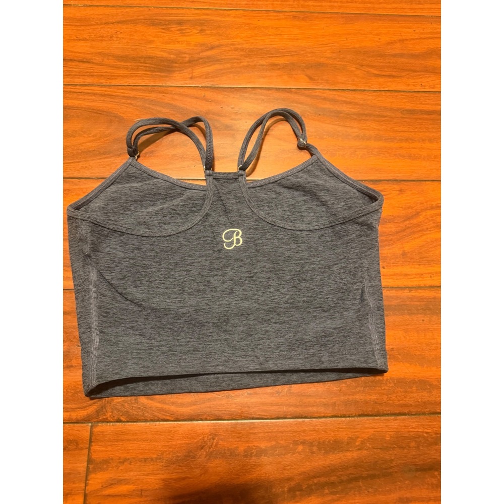 Bombshell Sportswear  Racerback Crop Top Adjustable Straps Size M